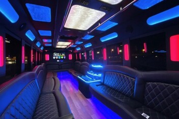 Coral Springs Limousine Bus Interior