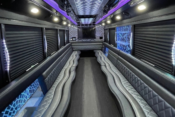 Coral Springs Party Bus Interior