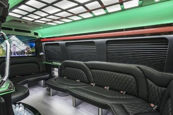 Coral Springs Sprinter Party Bus Interior