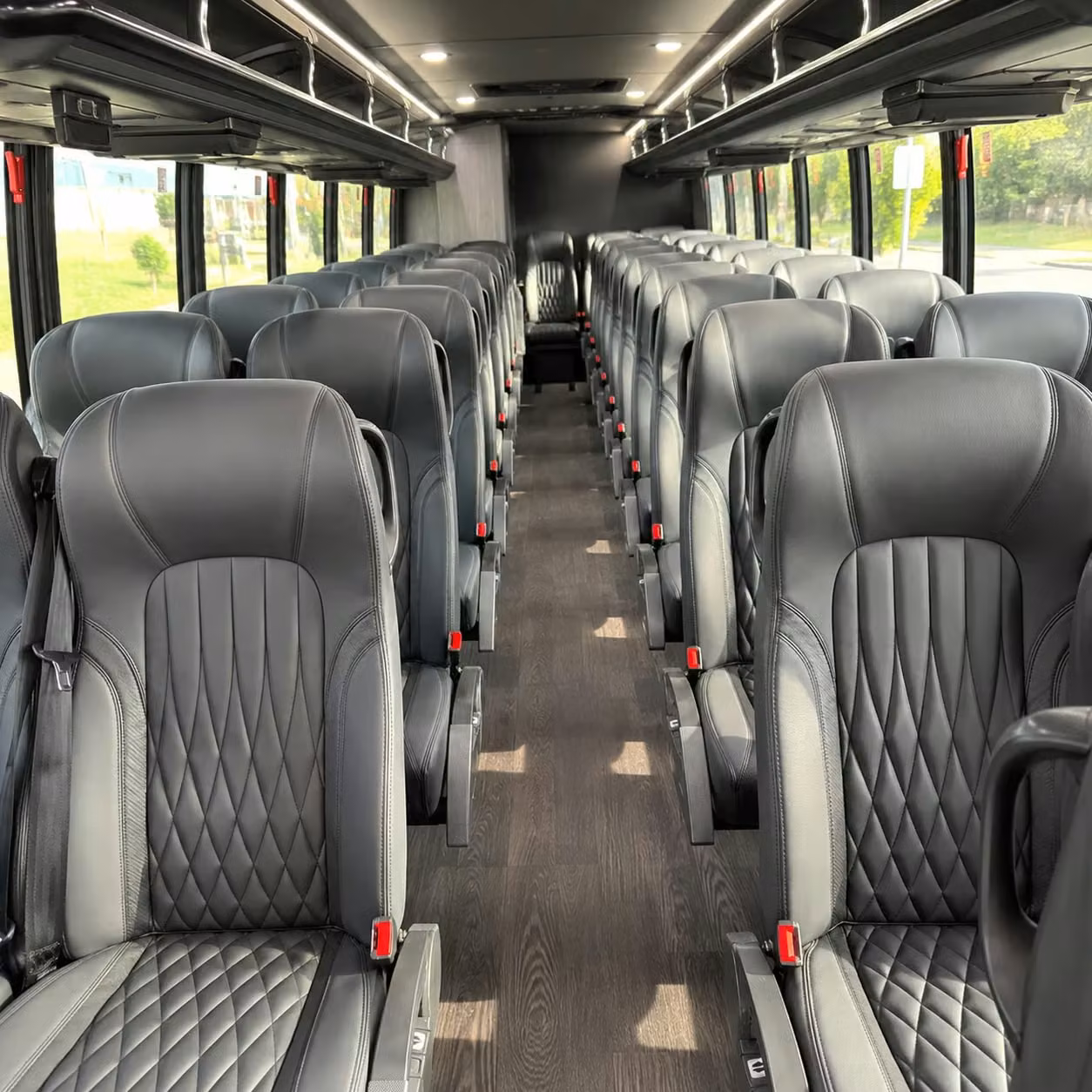 28 passenger minibus inside