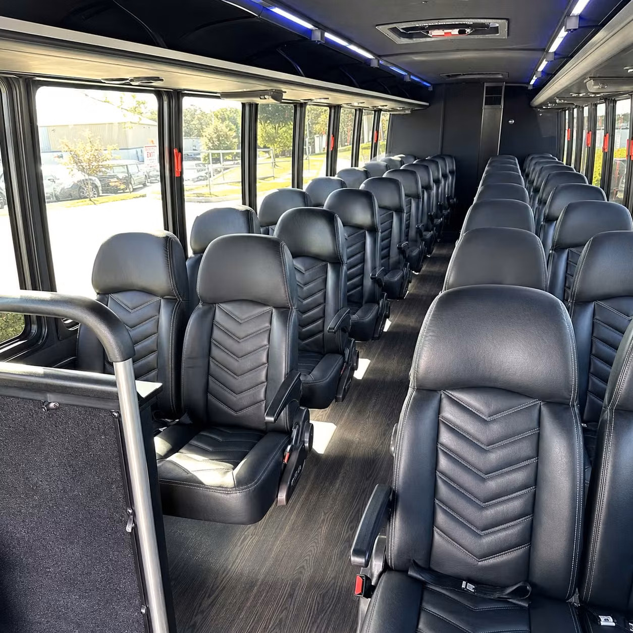35 passenger minibus inside