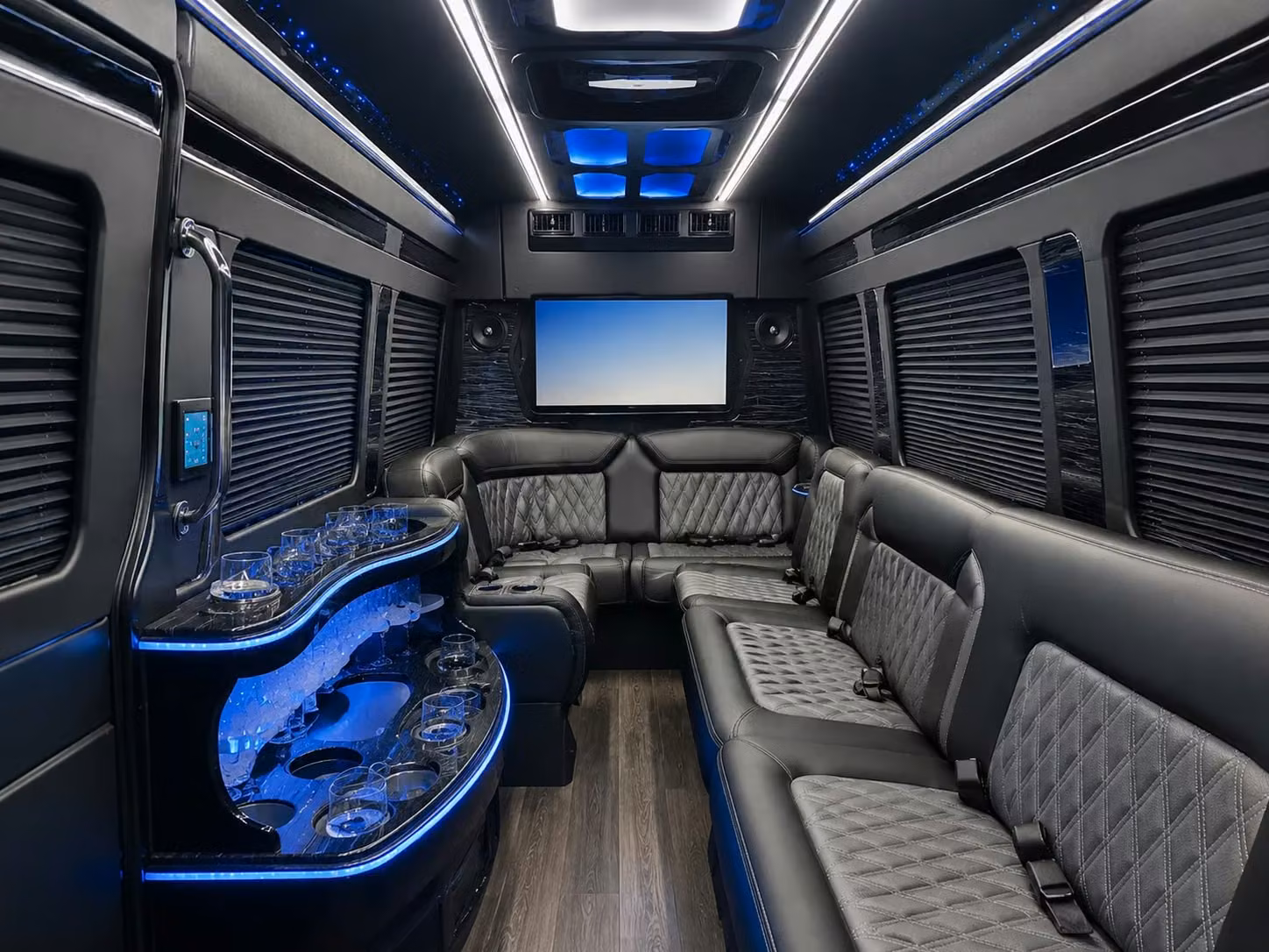 multi stop wedding weekend transportation throughout broward county