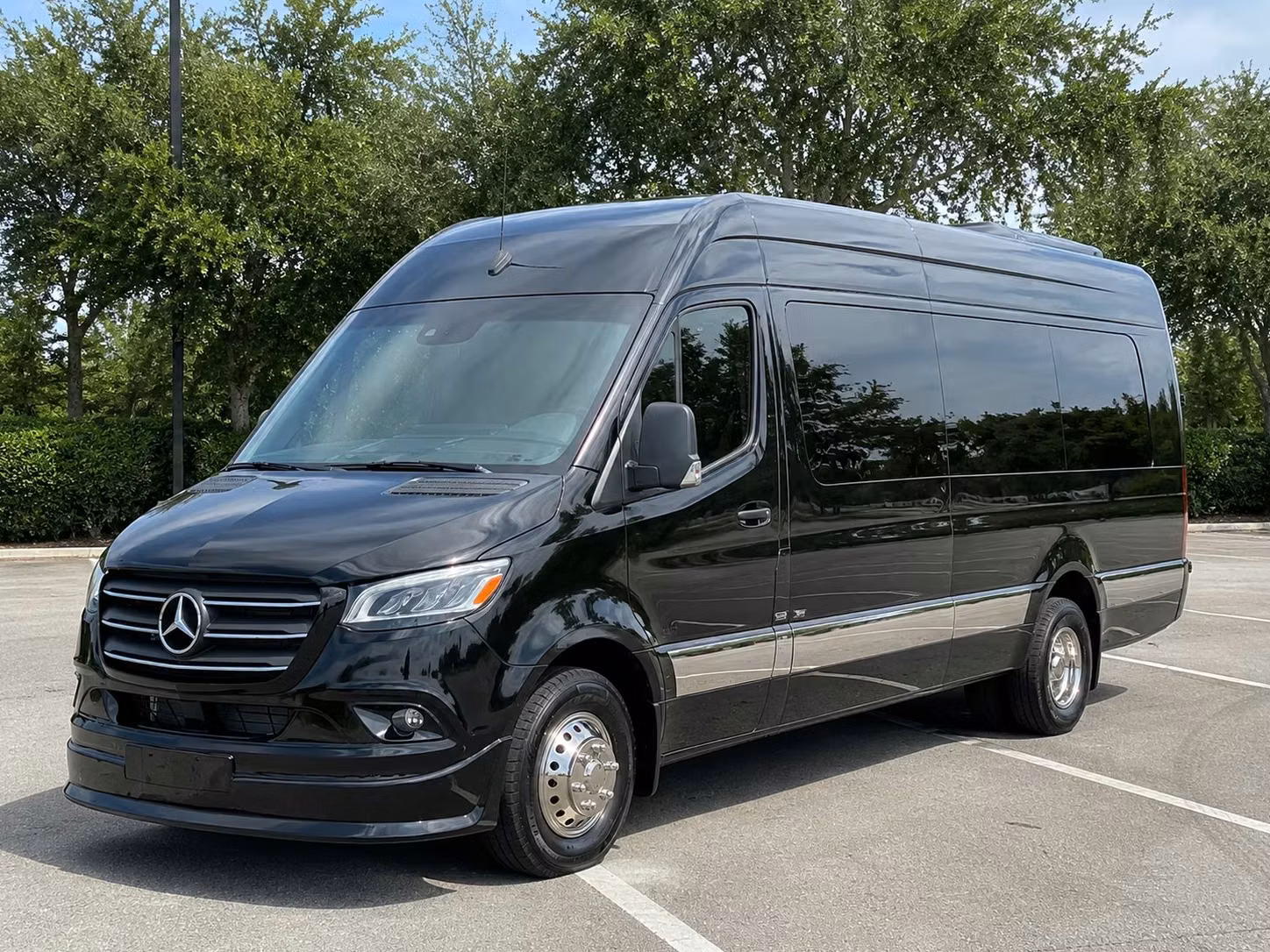 sprinter van with driver
